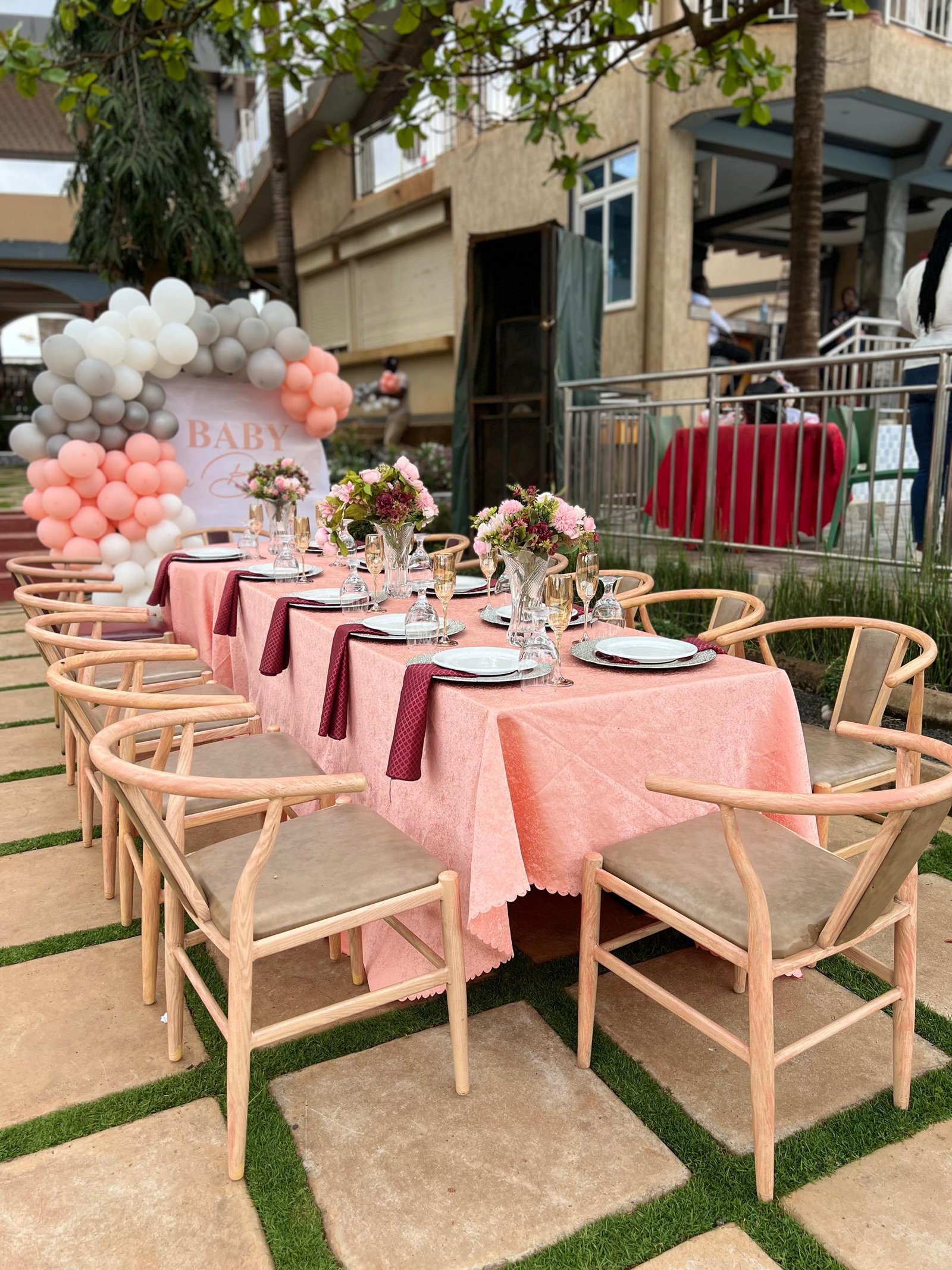 Event setup at Lavanda Hotel